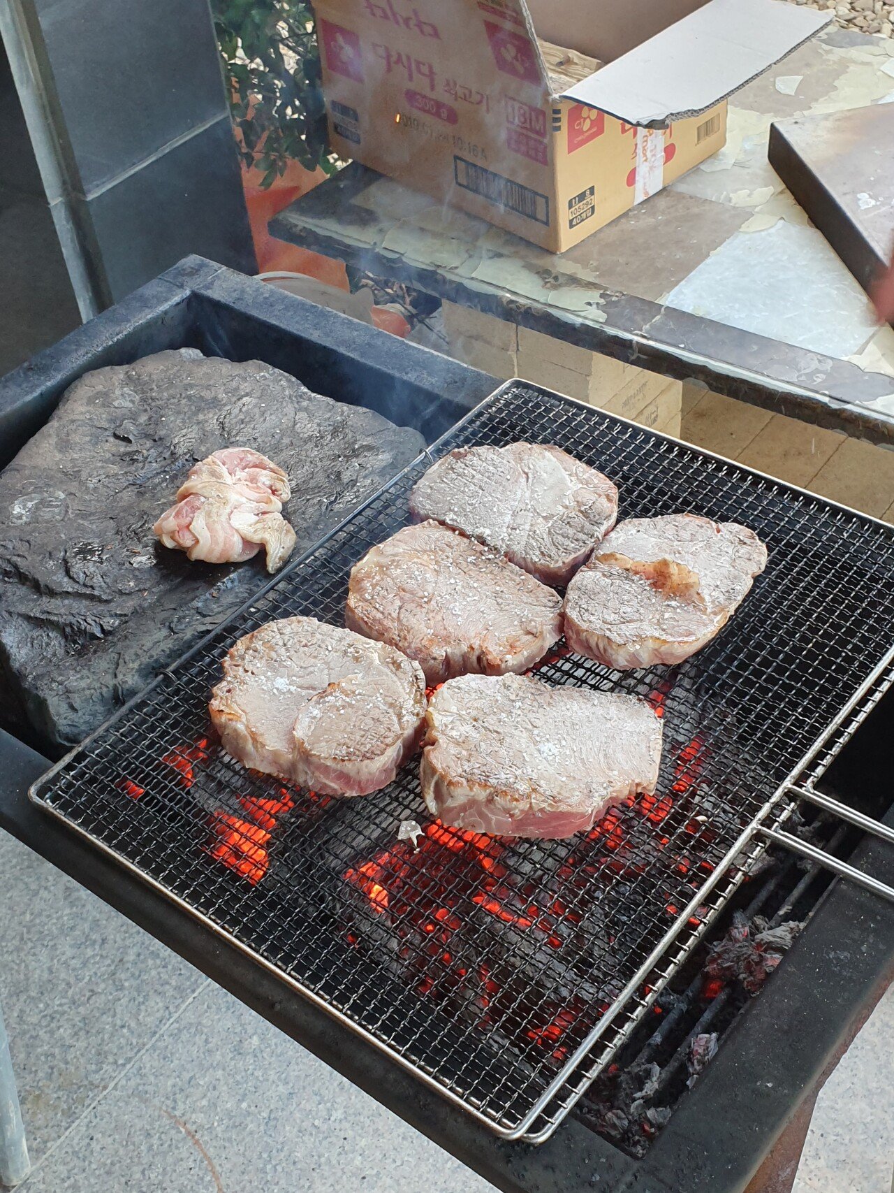 메이플스토리 인벤 : 시골에서 고기 먹는법 - 메이플스토리 인벤 자유게시판